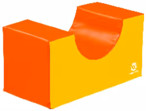 Pont rectangulaire BLOCmodules - 263/181 gris clair ivoire - enfants + 3 ans