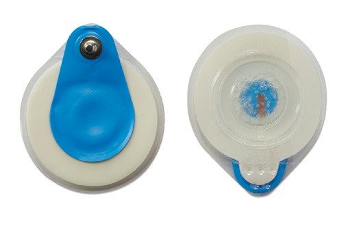 ELECTRODE ADHÉSIVE RONDE, BOUTON DÉCENTRÉ, 48MM, 25/PK