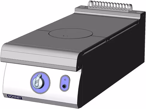 Plan de cuisson Bonnet Advancia pr. 900 mm gaz 6,5 kW 1/2 module plaque coup de feu à poser