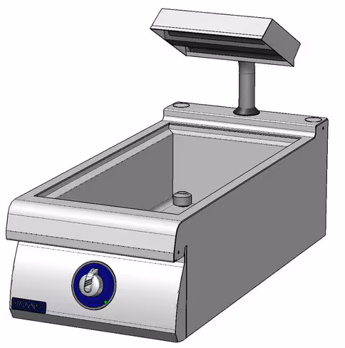 Réserve à frites chauffante Bonnet Advancia pr. 900 mm électrique 1,3 kW 1/2 module à poser