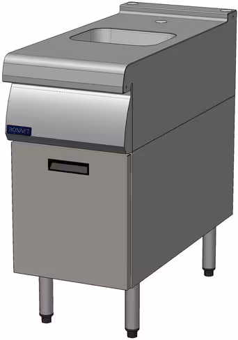 Bac du chef avec poubelle intégrée Bonnet Advancia pr. 900 mm module sur placard l. 400 m