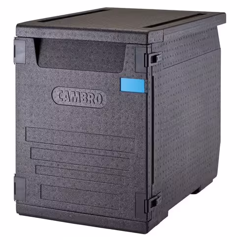 Conteneur isotherme Euronorme à ouverture frontale 126 l - Cam Go Box Cambro EPP4060FR - noir
