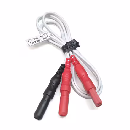 CABLE DE RECHANGE POUR BOITIER 636060NE, 1/PK L 46CM, CONNECTEUR CLÉ ET 2 FICHES 1,5MM TP