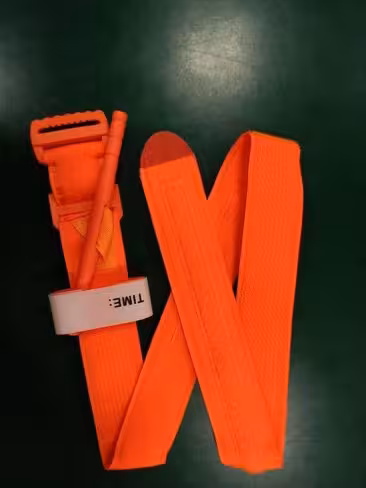 Garrot tourniquet adulte type combat - orange