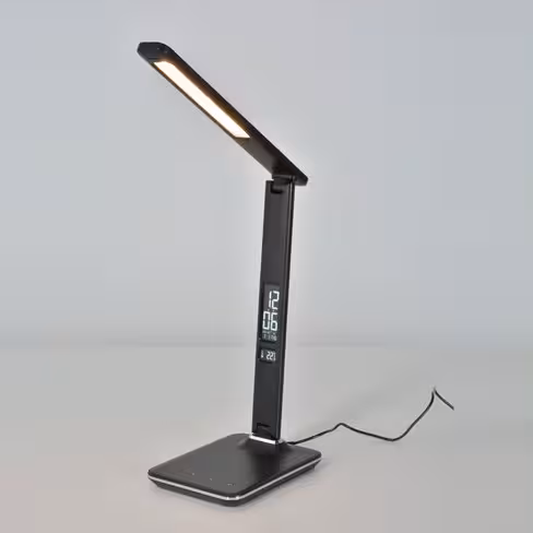 Lampe de bureau LED Chester noir