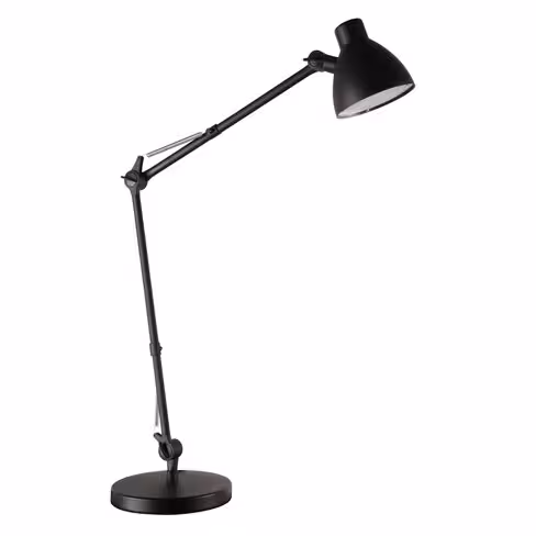 Lampe de bureau LED archi Tyler noir