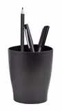 Pot à crayon Exacompta Ecopen - l. 9,5 x h. 8 x pr. 6 cm - noir