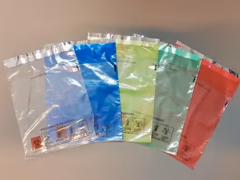 Sac Specigard double poche 245 x 335 mm incolore x 2000