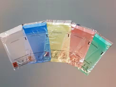 Sac Specigard double poche 165 x 254 mm incolore x 2000