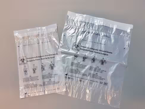 Sac Specibag double poche 380 X 435 mm incolore x 500