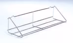 Étagère pour bac à bec en plastique. Capacité : 6 × 1 litre