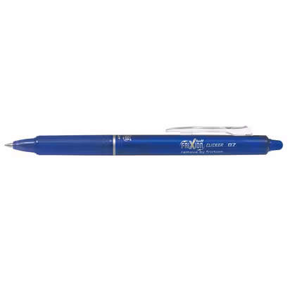 Roller encre effacable Pilot Frixion Ball Clicker - rechargeable - bleu