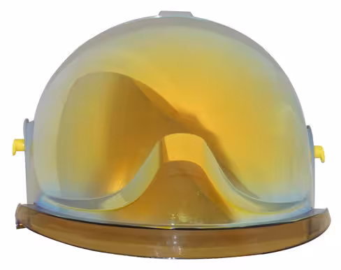 Ecran facial doré de remplacement pour casque F1XF