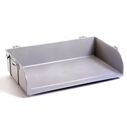 Casier plastique gris pour table Doga, Polya, Ploya renforcée et Arceau - lot de 4