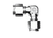 Raccord coudé 1/8 pouces en acier inoxydable