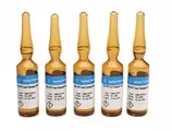 Echantillon d essai QO / Pv détection de l indice de réfraction glycérine dans l eau à 50, 25, 15, 10, 5 mg / ml