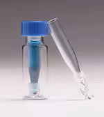 Insert en verre à fond conique 250 µl avec pied en polymère