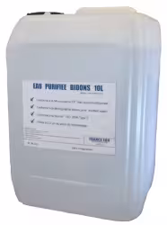 Bidon 10 l d eau pure conforme à la pharmacopée européenne