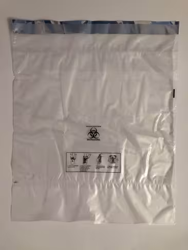 Sachet NOVALAB double poche 385 x 465 mm TRANSPARENT x 500