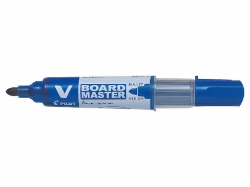 Marqueur pour tableaux blanc Pilot V-Board Master Begreen - rechargeable - bleu