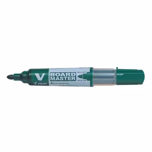 Marqueur pour tableaux blanc Pilot V-Board Master Begreen - rechargeable - vert