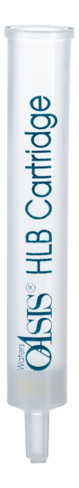 Cartouche OASIS HLB 3 cc Flangeless Vac 60 mg Sorbent cart 30 µm taille partic x 100Reversed-Phase 0 - 14 x 100