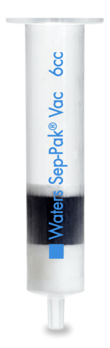 Cartouche SEP-PAK Carbon noir/Amino 6 cc Vac 500 mg Sorbent cartouche 37-105 µm taille partic Application x 30