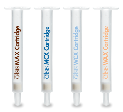 Cartouche OASIS développement méthode 1 cc Sorbent Selection Kit 30 mg Sorbent /cart 30 µm taille part mode mixte x 40