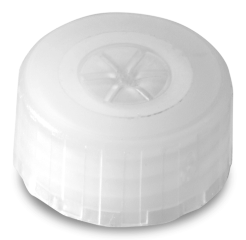 Bouchon à vis PE sans septum pour vial 12 x 32 mm s Agilent BECKMANDynatech Finnigan Fisons GILSON HITACHI x 100