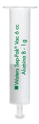 Cartouche certifié SEP-PAK Alumina B 6 cc Vac 1 g Sorbent cartouche 50-300 µm Particle sSize Normal-Phase x 30