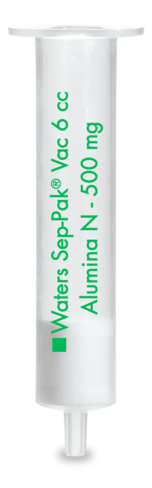 Cartouche certifié SEP-PAK Alumina N 6 cc Vac 500 mg Sorbent cartouche 50-300 µm taille partic Normal-Pha x 30