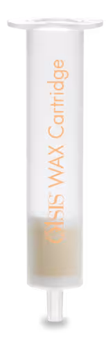 Cartouche OASIS WAX 6 cc Vac 500 mg Sorbent /cartouche 60 µm taille particule Mixed mode 0 - 14 pH Copolymer x 30