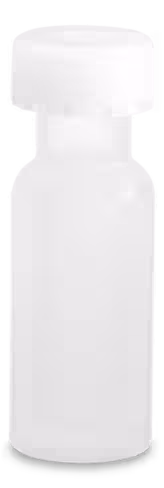 Vial PP 12 x 32 mm col à vis avec Polyethylene Septumless bouchon 700 µl Agilent BECKMANBruker x 100