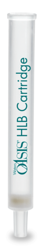 Cartouche OASIS HLB 1 cc Flangeless Vac 10 mg Sorbent cart 30 µm taille partic x 100Reversed-Phase 0 - 14 x 100
