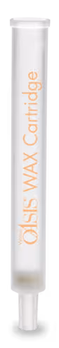 Cartouche OASIS WAX 1 cc Flangeless Vac 10 mg Sorbent cartouche 30 µm taille partic Mixed mode 0 - 14 pH x 100