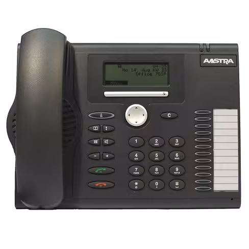 Téléphone IP Mitel Aastra 5370IP reconditionné - sans alimentation, ni cordon ligne