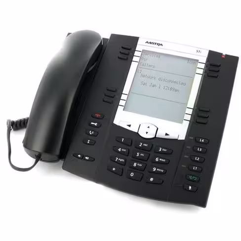 Téléphone IP Mitel Aastra 6757i reconditionné - avec bloc secteur