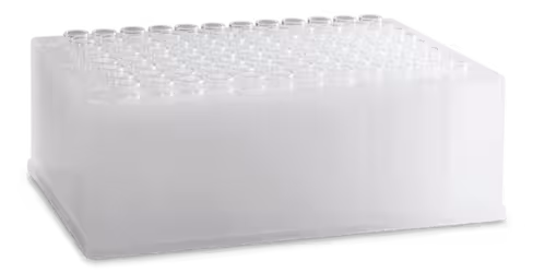 Microplaque 96 puits plate avec extended 1 ml verre inserts WATERS 2795 x 18