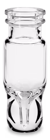 Vial désactivé verre clair 12 x 32 mm Snap Neck Total Recouvercley 1 ml WATERS 2695 x 100