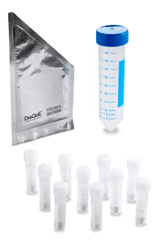 Disque QUECHERs AOAC Method Sample Preparation Kit Pouches compatible spectro masse x 100