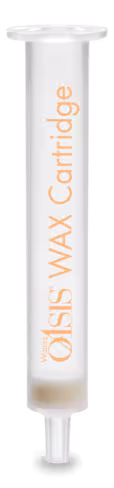 Cartouche OASIS WAX 3 cc Vac 60 mg Sorbent /cartouche 60 µm taille particule Mixed mode 0 - 14 pH Copolymer x 100