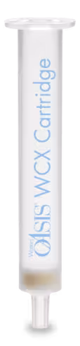 Cartouche OASIS WCX 3 cc Vac 60 mg Sorbent /cartouche 30 µm taille particule Mixed mode 0 - 14 pH Copolymer x 100