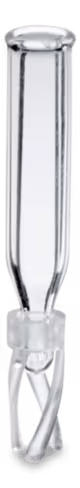 Désactivé 150 µl verre insert avec polyspring Agilent BECKMANDynatech Finnigan Fisons GILSON HITACHI LDC Perkin x