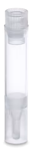 Vial PP 8 x 40 mm snap neck Total Recouvercley avec Polyethylene Septumless bouchon 700 µl gHITACHI WATERS 70 x