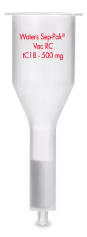 Cartouche SEP-PAK tC18 3 cc Vac RC 500 mg Sorbent /cartouche 37-55 µm taille particule Reversed-Phase Ph 2 - 8 x 50