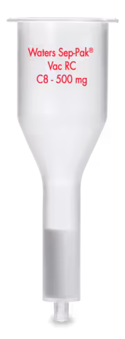Cartouche SEP-PAK C8 3 cc Vac RC 500 mg Sorbent /cartouche 37-55 µm taille particule Reversed-Phase Ph 2 - 8 x 50