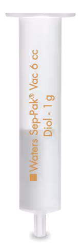 Cartouche SEP-PAK Diol 6 cc Vac 1 g Sorbent /cartouche 37-55 µm taille particule Normal-phase Reversed-phase 2 x 30