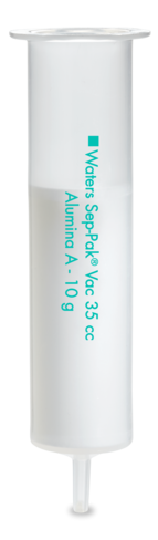 Cartouche SEP-PAK Alumina A 35 cc Vac 10 g Sorbent cart 50-300 µm taille partic Normal-Phase ph 0 - 10 x 10