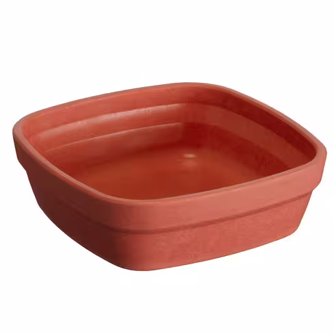 Ravier carré Lilitouch rouge 25 cl - lot de 24