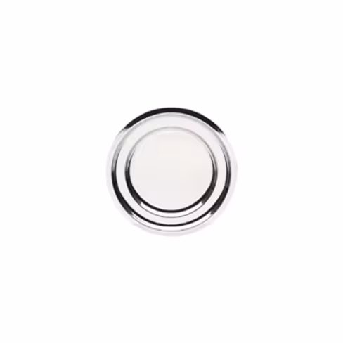 Plat rond creux uni Ø 33 cm - inox 18/10